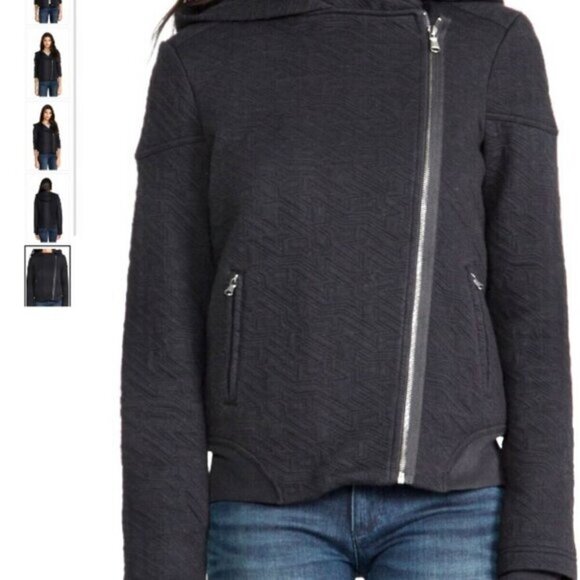 Marc by Marc Jacobs Cleo Quilted Fleece-Lined Jacket Black – S - Picture 6 of 15